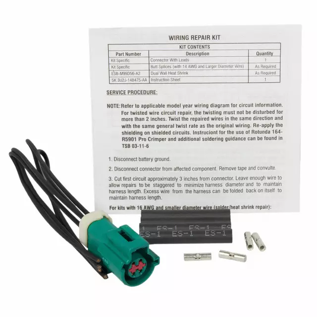 Wire Assembly - Ford (3U2Z-14S411-BKAA)