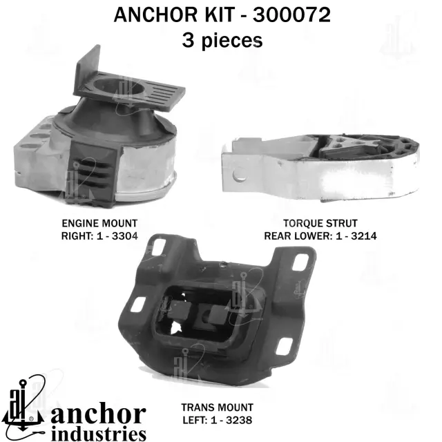 300072 - Engines &amp; Components: Anchor Engine Mount Kit for Anchor Image