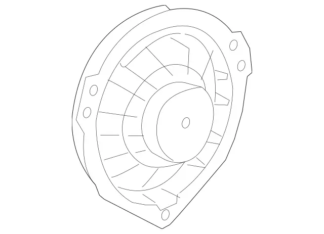 1668202102 - Electrical System: Speaker for Mercedes-Benz: GL350, GL450, GL550, GL63 AMG, GLE300d, GLE350, GLE400, GLE43 AMG, GLE450 AMG, GLE550e, GLE63 AMG, GLE63 AMG S, GLS350d, GLS450, GLS550, GLS63 AMG, ML250, ML350, ML400, ML550, ML63 AMG Image image