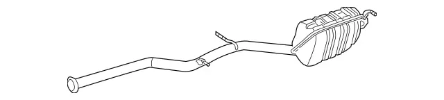 2114909121 - : Exhaust Pipe for Mercedes-Benz Image