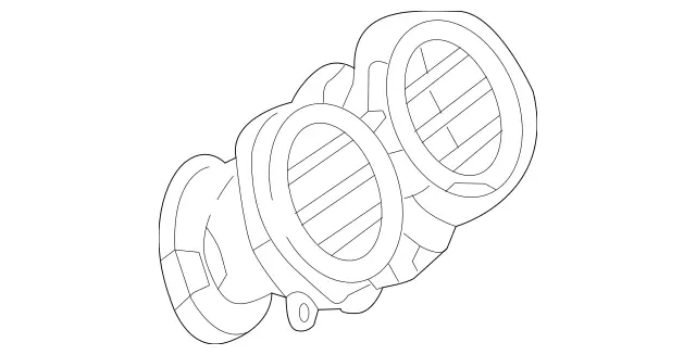 2388300200 - Heating and Ventilation: Air Vent for Mercedes-Benz: CLS450, CLS53 AMG, E400, E450, E53 AMG Image image