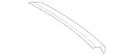 9106510500 - Body: Rear Header for Mercedes-Benz: Sprinter 1500, Sprinter 2500, Sprinter 3500, Sprinter 3500XD, Sprinter 4500 Image