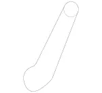 2721421283 - : Molded Hose for Mercedes-Benz Image