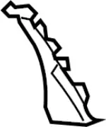 873311CC1C - Body: Recline Cover for Infiniti Image