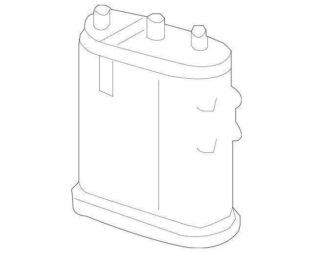 212470025964 - Fuel System: Activated Charcoal Filter for Mercedes-Benz: C300, C350, GLK350 Image image