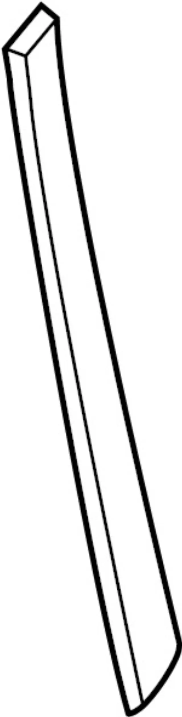 808123JA1A - Body: Black Out Tape for INFINITI: JX35, QX60 Image