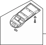 26430ZC50D - : Map Lamp Assembly for INFINITI: QX56 Image