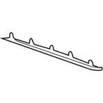 7A2Z7841308AAB - Body: Molding for Ford: Explorer Sport Trac Image