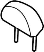 86400JL20A - : Headrest for INFINITI: G37, Q60 Image