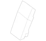 20597001018S73 - Body: Armrest for Mercedes-Benz Image