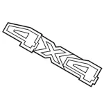 KB3Z21290D12AA - : Decal for Ford: Ranger Image