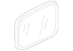 2208101221 - Front Doors: Mirror Glass for Mercedes-Benz: CL500, CL55 AMG, S430, S55 AMG Image