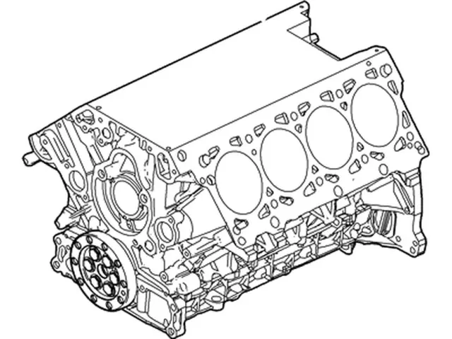 6C3Z6009ARM - Engine: Short Block for Ford: E-350 Super Duty, F-250 Super Duty, F-350 Super Duty Image
