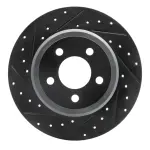 63339016L - : DFC Brake Rotor - Drilled and Slotted - Black for DYNAMIC FRICTION Image