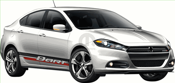 82214336AC - : Body Decal Kit for Mopar Image