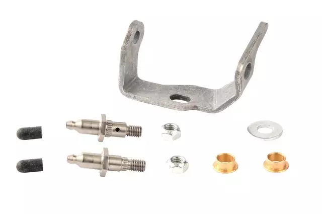 19260058 - : Front Door Hinge Pin Kit with Upper and Lower Pins, Bracket, Bushings, Washer, Caps, and Nuts for ACDelco Image