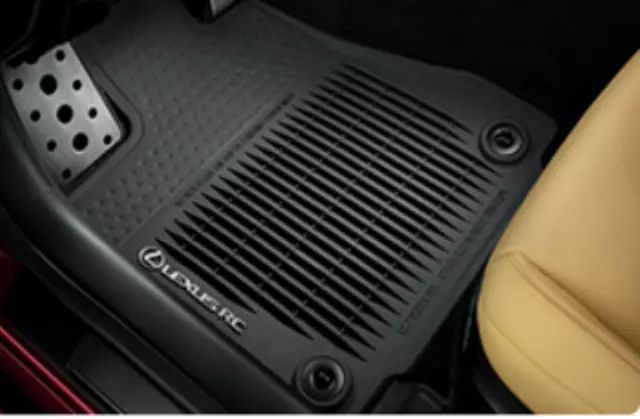 PT2062415320 - : All Weather Floor Mat, Black for Lexus: RC Turbo, RC200t, RC300, RC350 Image