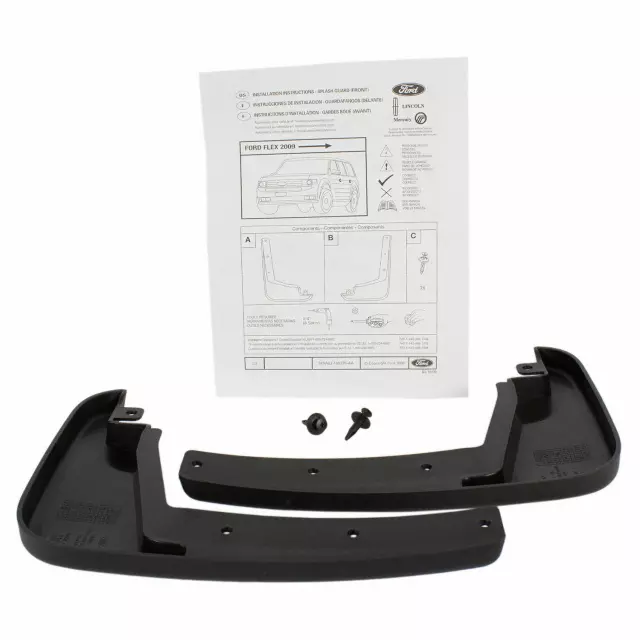 9A8Z16A550AA - : Splash Guards - Molded Front Pair for Ford Image