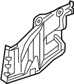 648396SA0A - : Splash Shield for Infiniti Image