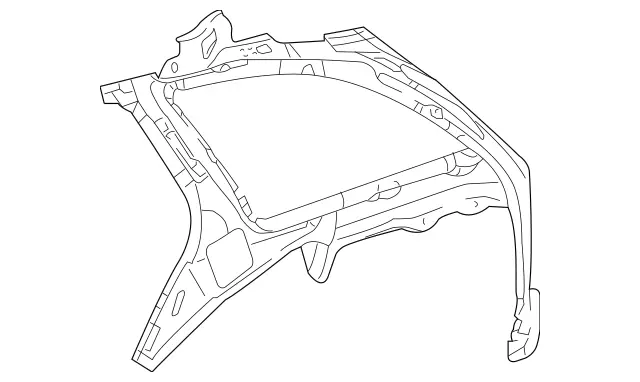 2116306401 - Body: Inner Panel for Mercedes-Benz Image