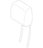 16497001789D52 - Body: Headrest for Mercedes-Benz: ML 320, ML 350, ML 550, ML 63 AMG&amp;reg; Image image