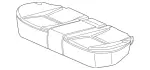 2539201002 - : Padding, Rear Seat Cushion for Mercedes-Benz Image