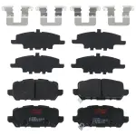 TXC1841 - : TRW PREMIUM BRAKING - CERAMIC BRAKE PAD SET - TXC1841 for TRW Image