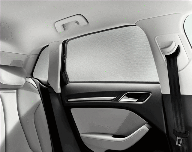 8V4064160A - Interior: 2017-2018 Audi A3 Sportback e-tron - Sun Blinds - Rear Doors for Audi: A3 Sportback e-tron Image