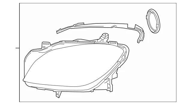 1669068203 - Electrical System: Lamp Unit for Mercedes-Benz: GLE300d, GLE350, GLE400, GLE43 AMG, GLE450 AMG, GLE550e, GLE63 AMG, GLE63 AMG S, ML250, ML350, ML400, ML550, ML63 AMG Image image
