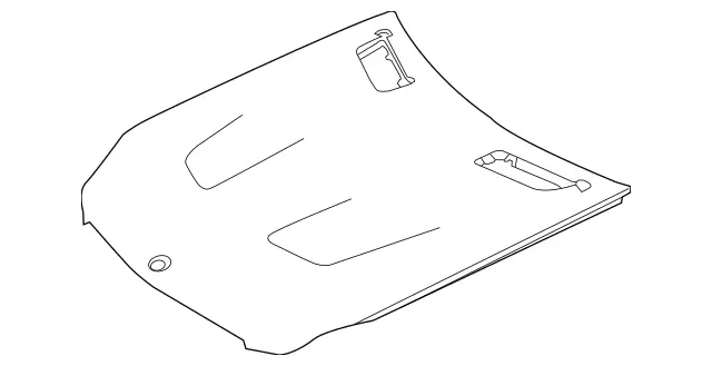 2308800657 - Attachment Parts: Hood for Mercedes-Benz: SL63 AMG, SL65 AMG Image image