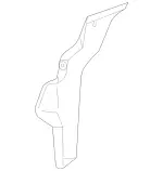 2127230308 - Body: Lock Assembly Cover for Mercedes-Benz Image