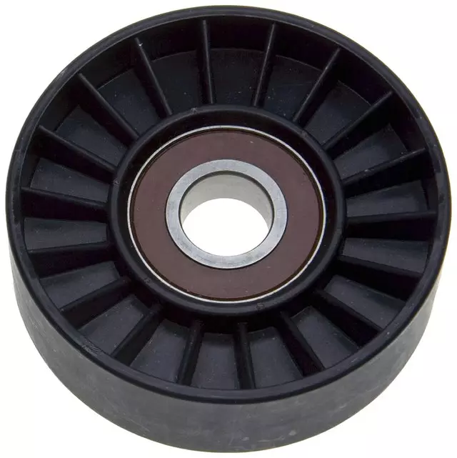 38027 - Maintenance &amp; Lubrication: Idler Pulley for Buick: Century, Electra, LeSabre, Park Avenue, Reatta, Regal, Riviera, Skylark | Chevrolet: Lumina, Lumina APV, Monte Carlo | Hyundai: Santa Fe, Sonata, Tiburon, Tucson, XG350 | Kia: Amanti, Optima, Sportage | Oldsmobile: 88, 98, Achieva, Cutlass Calais, Cutlass Ciera, Cutlass Cruiser, Cutlass Supreme, Delta 88, Silhouette, Toronado | Pontiac: Bonneville, Grand Am, Grand Prix, Trans Sport Image