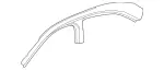 2136302002 - Side Walls: Roof Frame for Mercedes-Benz: E300, E350, E43 AMG Image