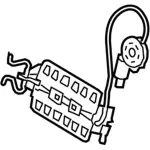 AE9Z9665500A - Body: Lumbar Adjuster for Lincoln: MKT Image