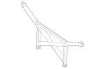 1906107300 - Rear End: Stiffener for Mercedes-Benz Image