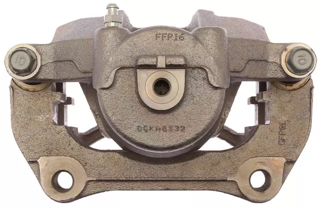 19387884 - : Front Driver Side Disc Brake Caliper Assembly With Ceramic Pads (Loaded Coated), Remanufactured for GM Image
