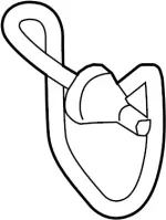 244131MS0A - : Vent Tube for INFINITI: Q50 Image