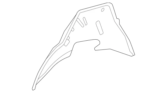 1676108402 - Substructure: Wheel Well for Mercedes-Benz: GLE350, GLE450, GLE450e, GLE53 AMG, GLE580, GLE63 AMG S, GLS450, GLS580, GLS63 AMG, Maybach GLS600 Image image