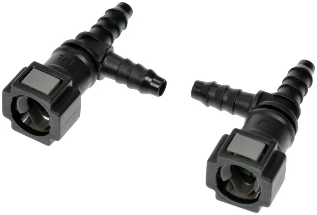 800176 - : Quick Connector 5/16 In. Steel Tee to 6mm Nylon for Dorman Image