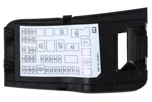 Jet Black Instrument Panel Fuse Block Access Hole Cover - GM (42410015)