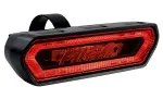90133 - : Chase, Rear Facing 5 Mode LED Light, Red Halo, Black Housing for Rigid Industries Image