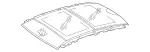 2127800100 - Sliding Sunroof: Sliding Sunroof Frame for Mercedes-Benz Image