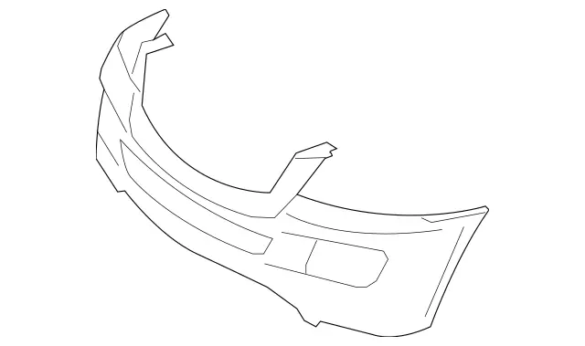16488517259999 - Body: Bumper Cover for Mercedes-Benz Image