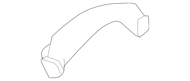 2518310646 - Body: Outer Duct for Mercedes-Benz Image