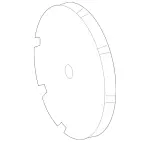 9986521 - : Pulley Cap for Mercedes-Benz Image