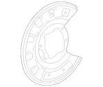 2314230220 - Brakes: Cover Plate F Brake Disc for Mercedes-Benz Image