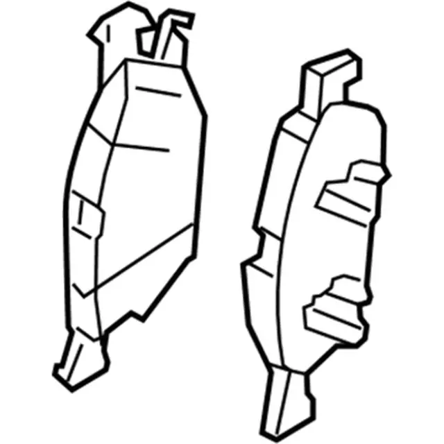 F2GZ2001P - Brakes: Brake Pads for Ford Image