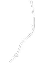 6510101266 - : Oil Dipstick Tube for Mercedes-Benz Image