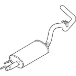 GL3Z5230A - Exhaust: Muffler for Ford: F-150 Image