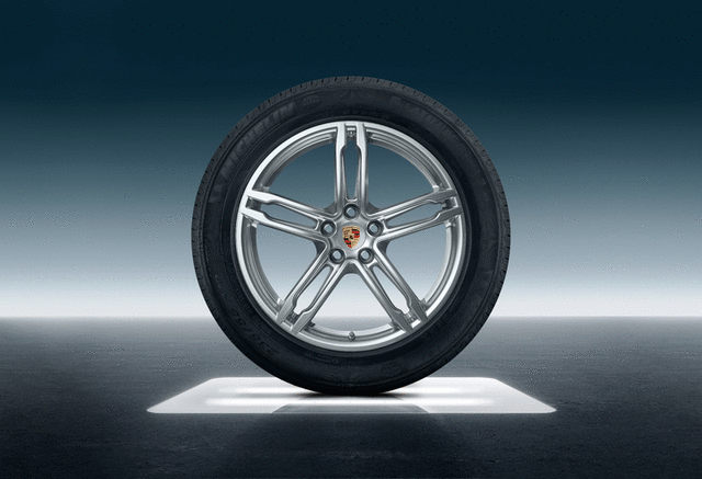 95B04461026 - : 19-Inch Macan Turbo Winter Wheel-And-Tire Set for Porsche Image